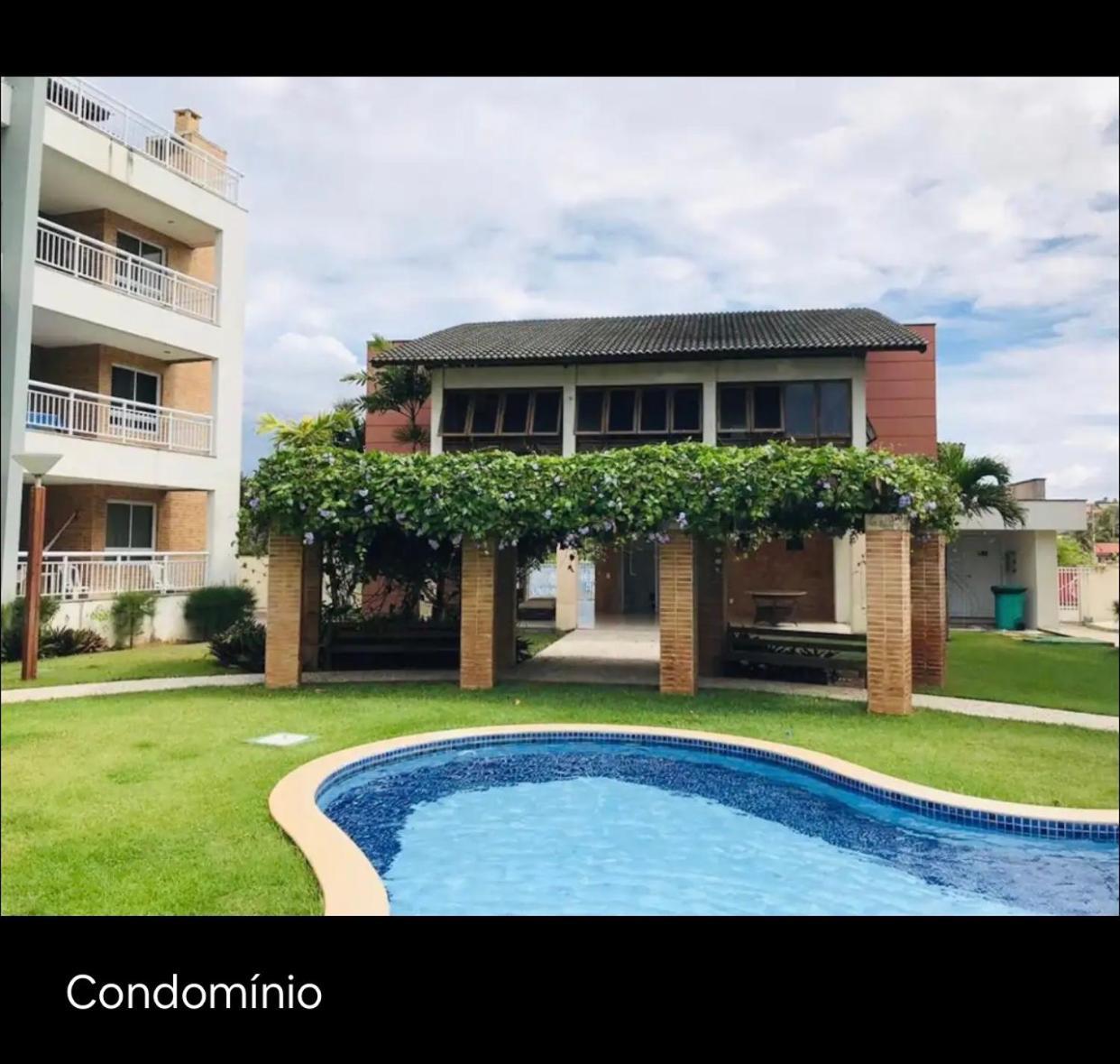Apartamento Vista Total Do Mar Uma Cobertura A 400M Do Beach Park No Porto Das Dunas Aquiraz Condominio Terramaris Piscina Ampla Parque Infantil Sauna Estacionamento Privado Dış mekan fotoğraf