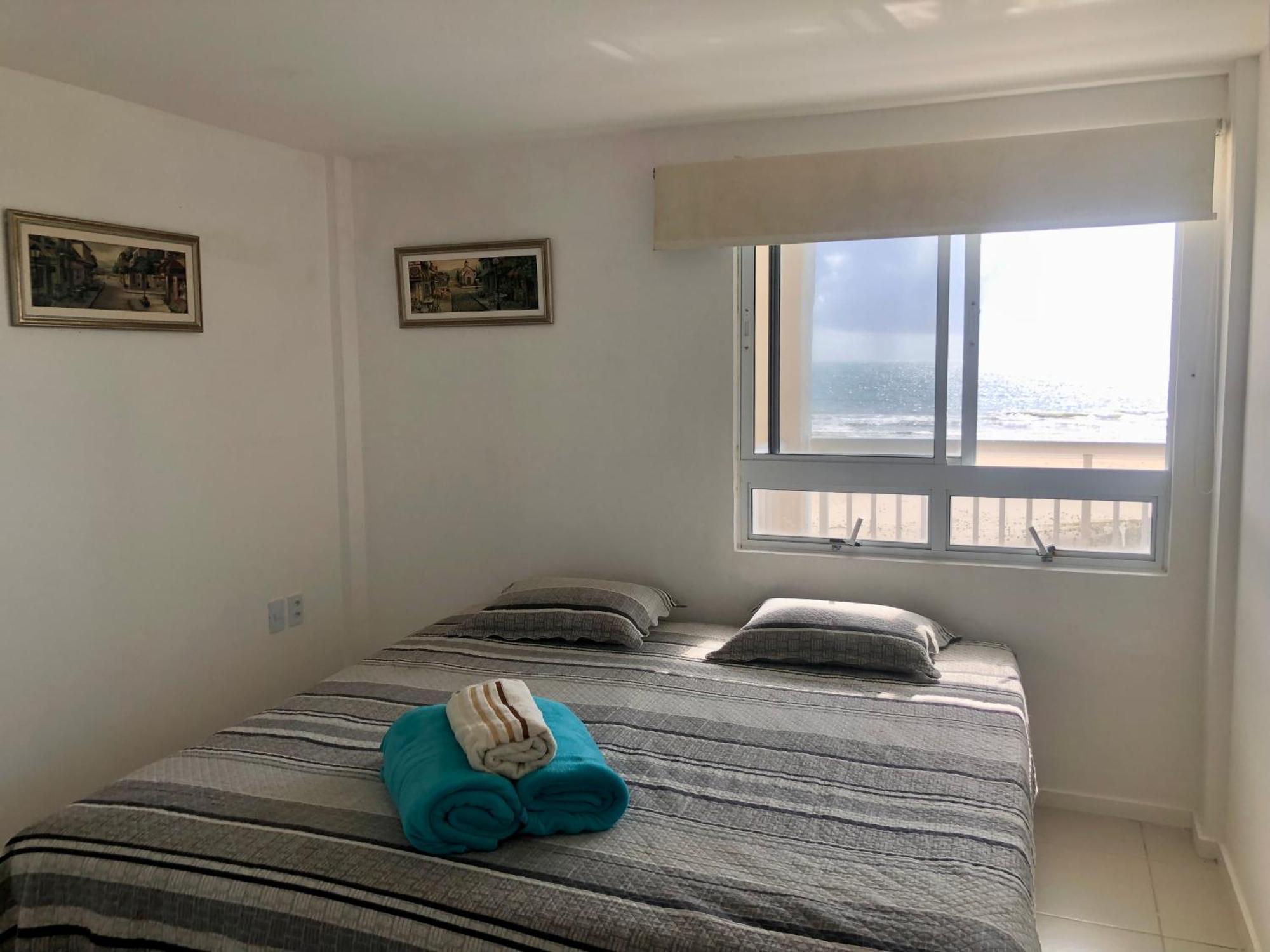Apartamento Vista Total Do Mar Uma Cobertura A 400M Do Beach Park No Porto Das Dunas Aquiraz Condominio Terramaris Piscina Ampla Parque Infantil Sauna Estacionamento Privado Dış mekan fotoğraf