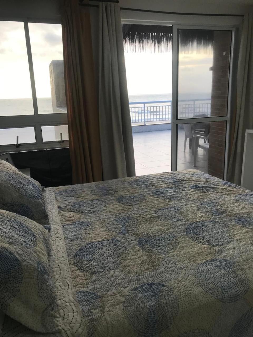 Apartamento Vista Total Do Mar Uma Cobertura A 400M Do Beach Park No Porto Das Dunas Aquiraz Condominio Terramaris Piscina Ampla Parque Infantil Sauna Estacionamento Privado Dış mekan fotoğraf